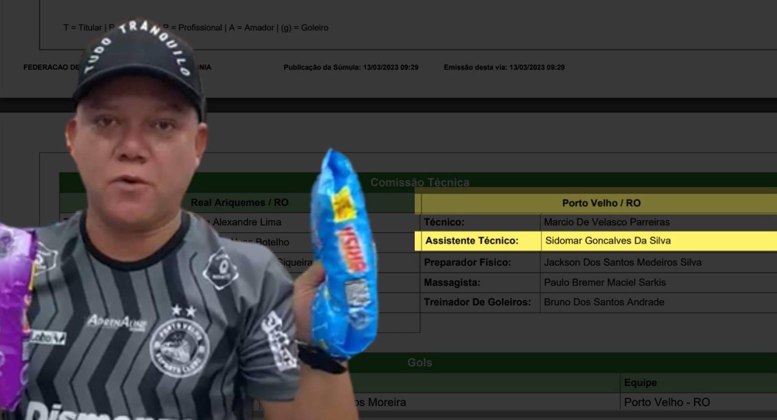 Membro da comissão técnica do Porto Velho é preso no Estádio Biancão antes de partida da final do Rondoniense