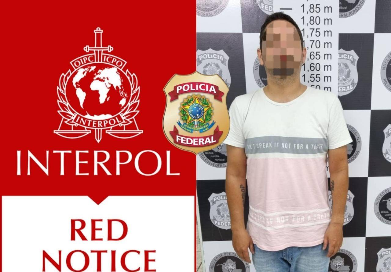 Polícia Federal prende imigrante peruano procurado pela Interpol em Porto
