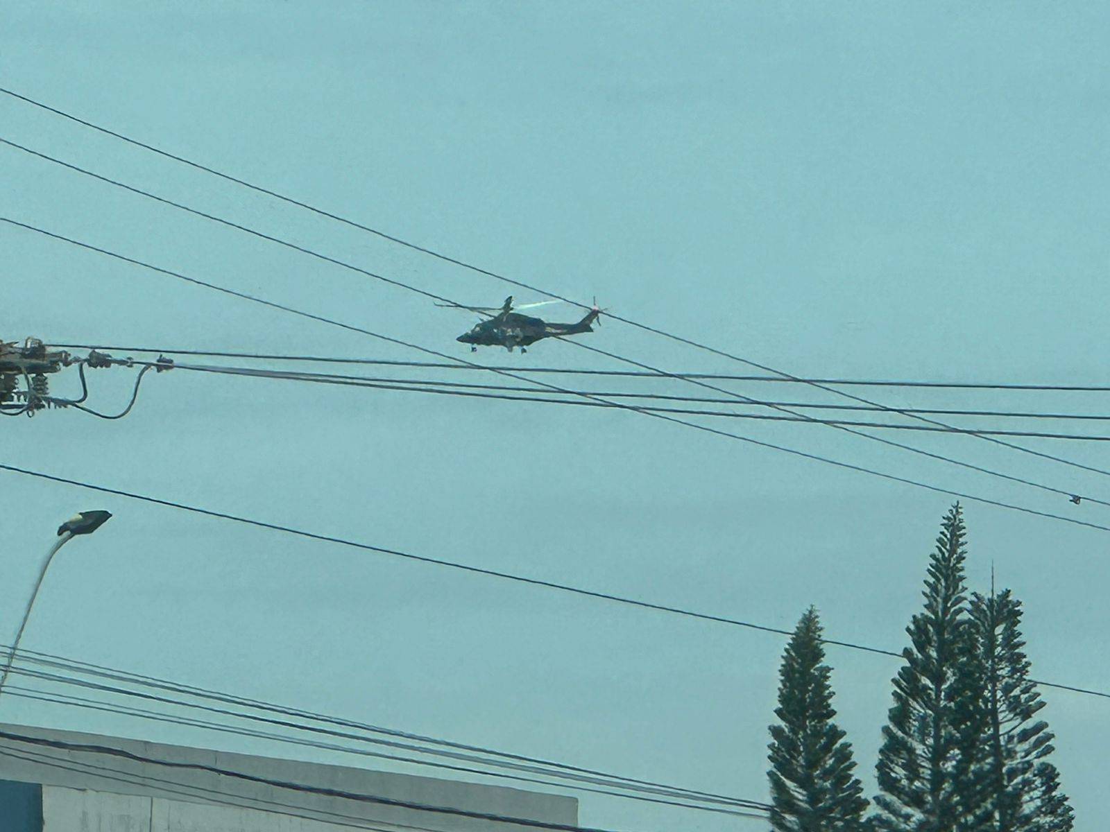 ASSISTA VÍDEO: viaturas nas ruas e helicóptero da PF sobrevoando a cidade causam apreensão em Vilhena