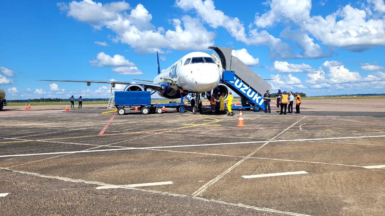 No mês passado, aviões da Azul aterrissaram e decolaram de Vilhena com mais de 90% de ocupação
