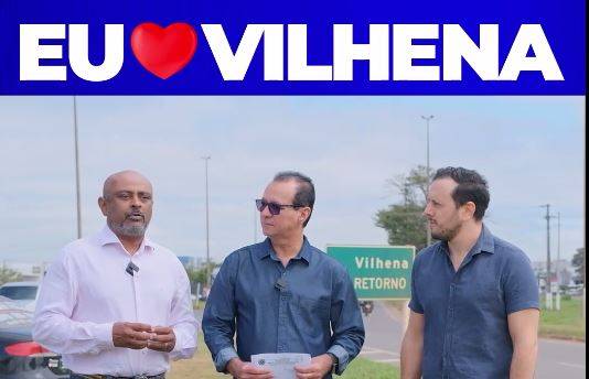 VEJA VÍDEO: após polêmica envolvendo escultura em rodovia, prefeito anuncia instalação de letreiro “Eu Amo Vilhena” em rotatória