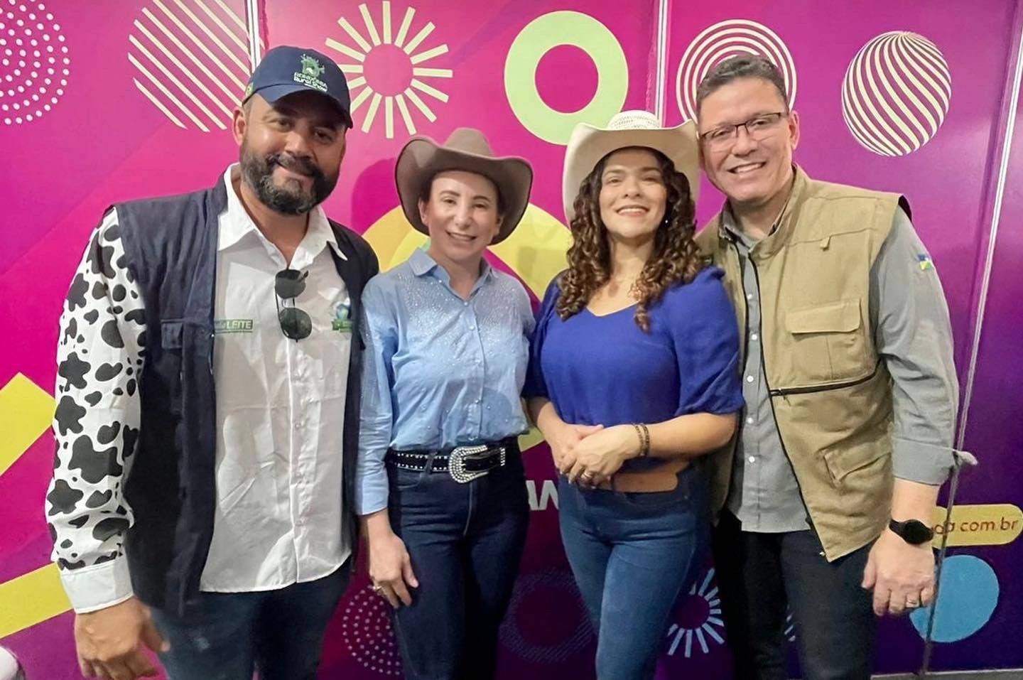Jaqueline Cassol marca presença na Rondônia Rural Show e parabeniza o governador Marcos Rocha pelo sucesso do evento