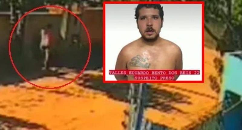 VÍDEO: em cidade vizinha, câmera filma rapaz de 22 anos desferindo várias facadas contra idoso de 66