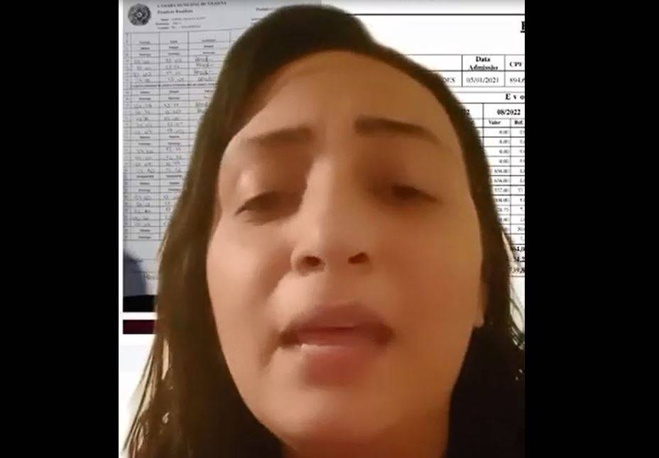 VÍDEO: ex-servidora da Câmara de vereadores de Vilhena que denunciou “rachadinha” e “fantasmas” grava live e sacode a cidade novamente