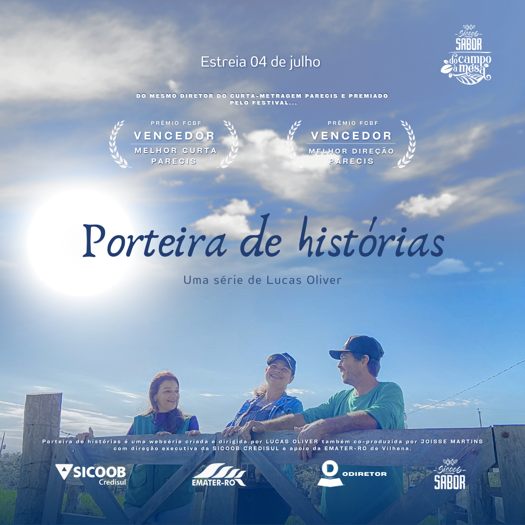 Sicoob Sabor terá web série sobre vida no campo e agricultura familiar de Vilhena; produção estreia hoje no Youtube