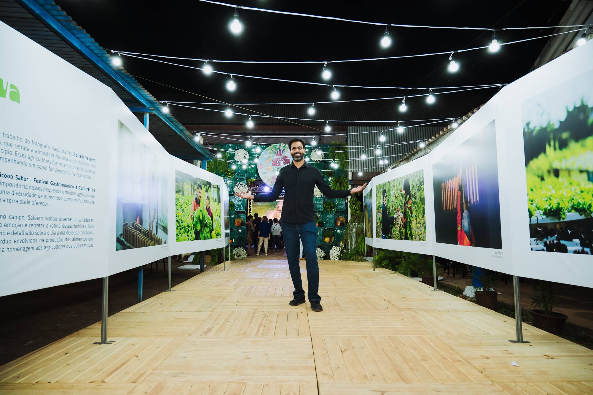Exposição fotográfica “Terra Viva” aborda cotidiano de produtores rurais de Vilhena no 6º Sicoob Sabor
