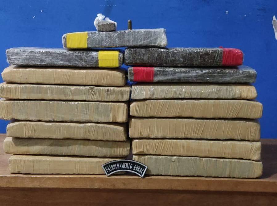 Preso com mais de 12 kg de maconha em Vilhena, homem diz a policiais que estava pensando em deixar o tráfico
