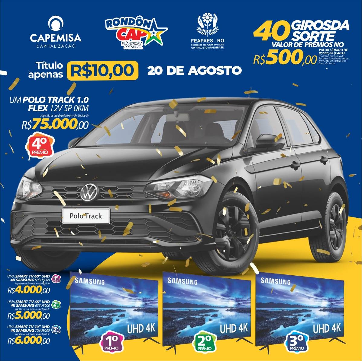 VEJA VÍDEO: dois vilhenenses faturam caminhonete Hilux do sorteio especial do Dia dos Pais do Rondoncap
