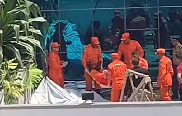 ASSISTA: vídeo mostra “quase acidente” envolvendo Bombeiro que fazia treinamento no prédio-sede do MP em Rondônia