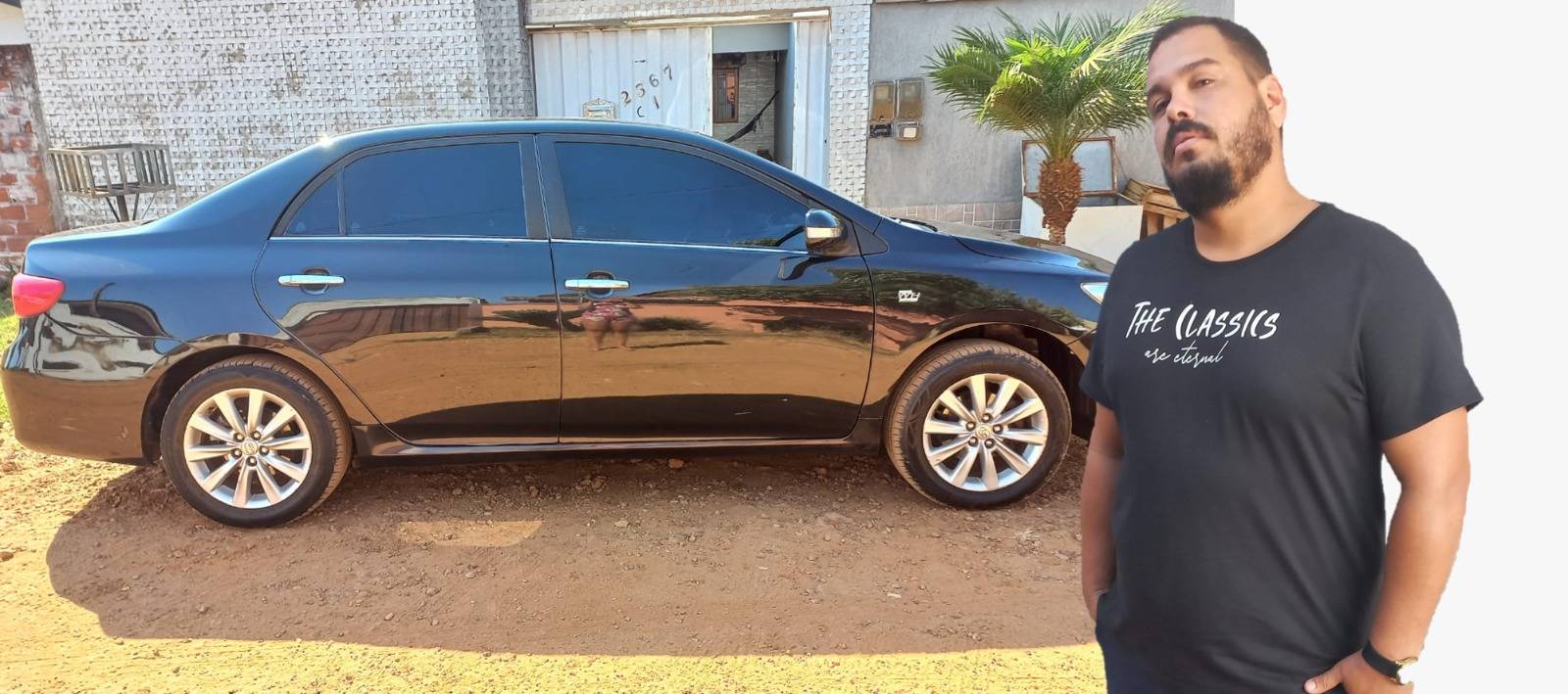 Com doença rara e precisando fazer cirurgia de urgência, caminhoneiro vilhenense rifa o próprio carro para custear despesas