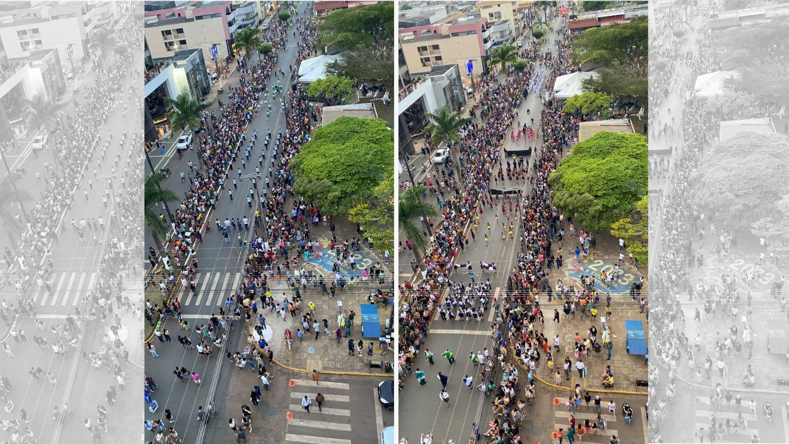 VEJA VÍDEO: em Vilhena, 07 de setembro teve “patriota flamenguista” e desfile superando expectativa de organizadores