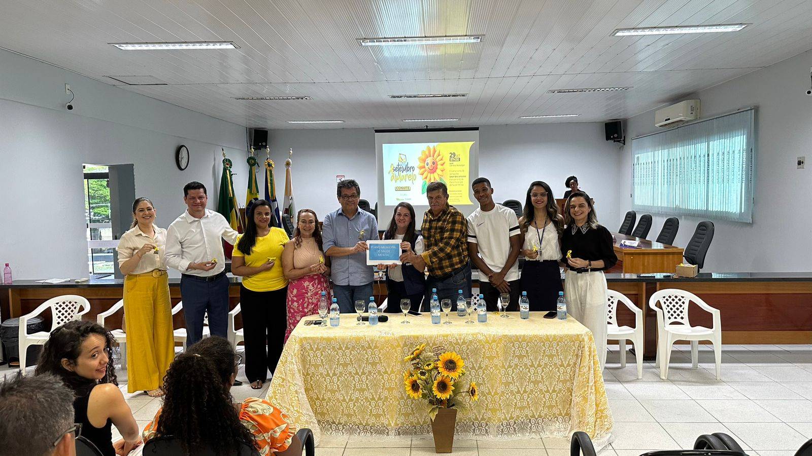 Durante evento de encerramento da Campanha Setembro Amarelo, Secretária de Saúde de Colorado do Oeste lança Plano Municipal de Saúde Mental