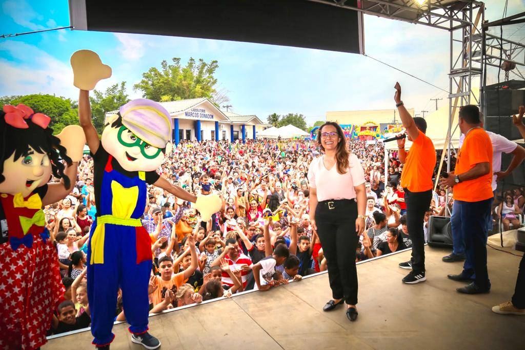 Sucesso: mais de 10 mil pessoas participam da Festa Crianças Feliz promovida pela deputada Rosangela Donadon em Vilhena