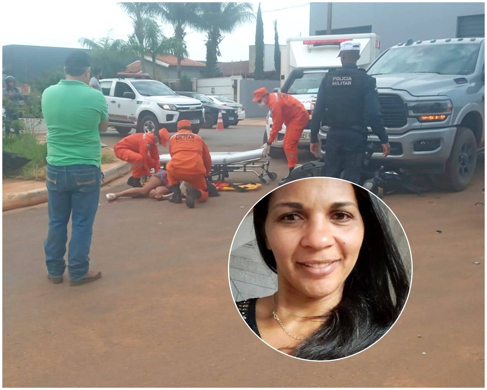 Exames apontam suposta morte encefálica da mulher de 42 anos que teve motoneta atingida por picape, mas novos testes serão feitos
