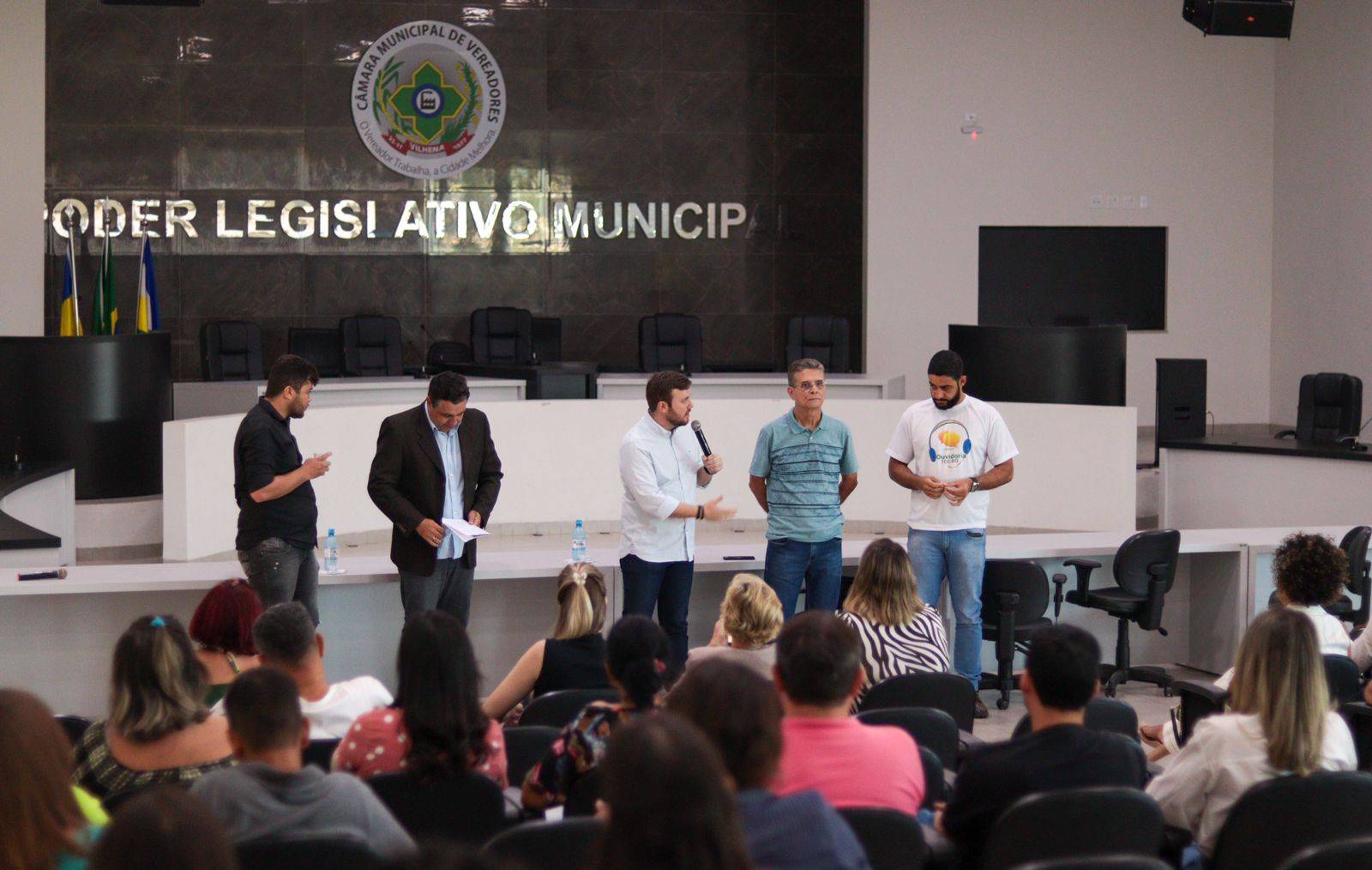 Palestra sobre Assédio Moral no Trabalho une Escola do Legislativo, Ouvidoria e OAB, em Vilhena