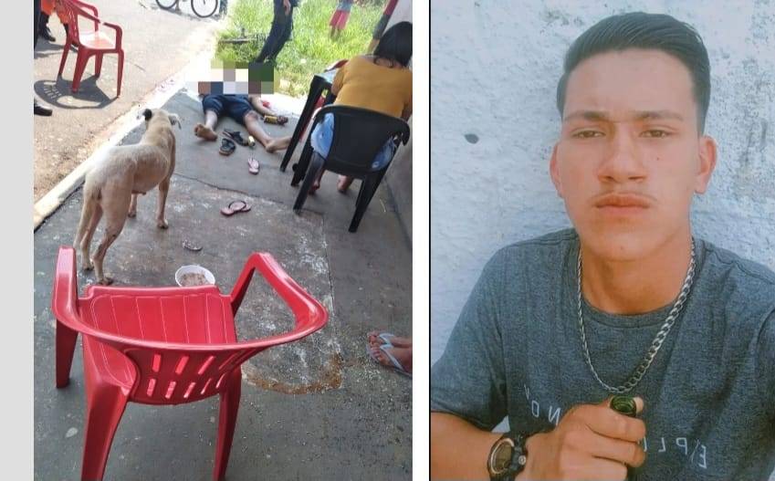 Vídeo que mostra mulher chorando junto ao filho de 18 anos assassinado com vários tiros comove Vilhena neste domingo