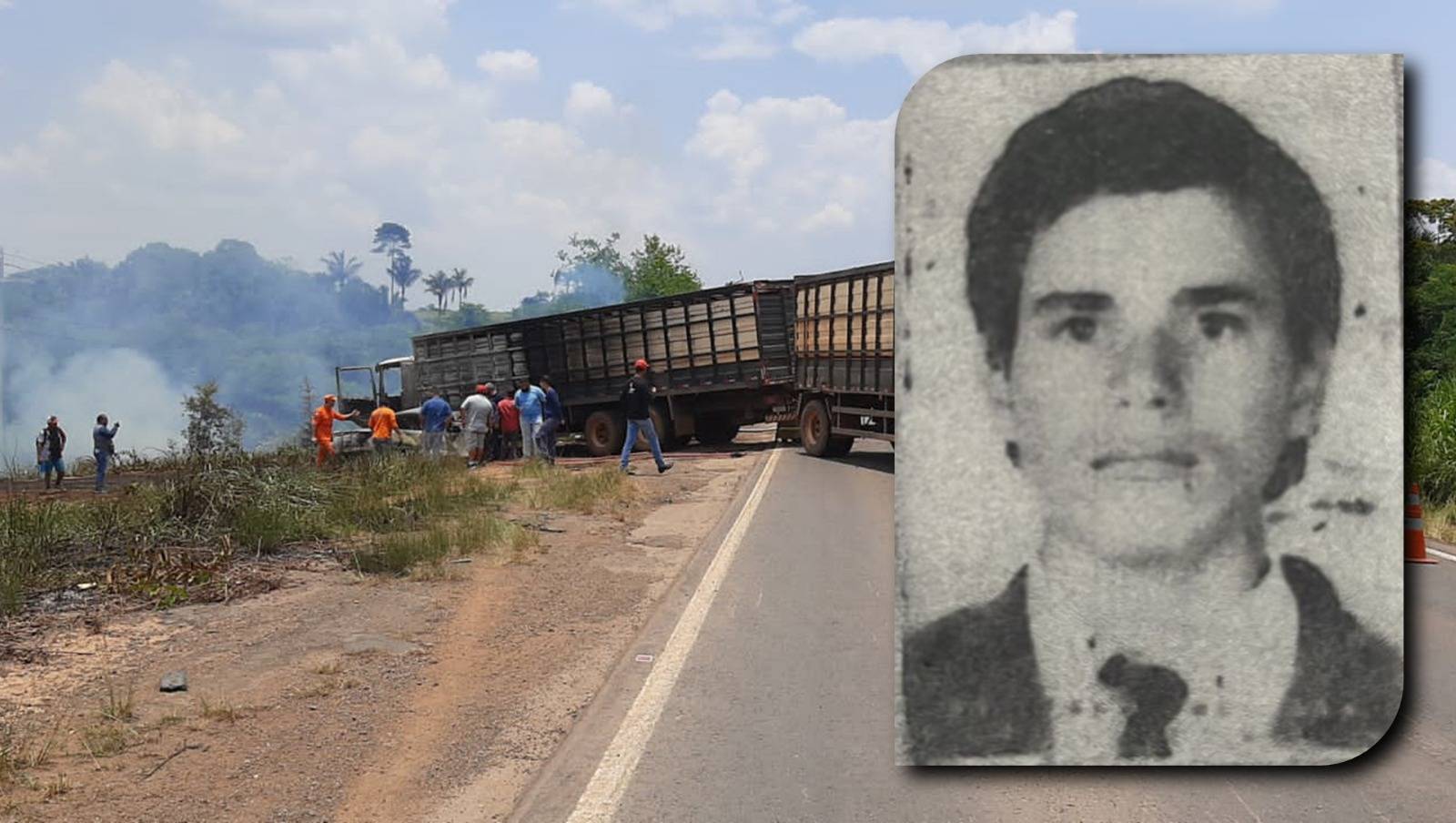 Identificado o homem que morreu carbonizado após acidente na BR 364, em Rondônia; ele era morador de Cacoal, onde será sepultado