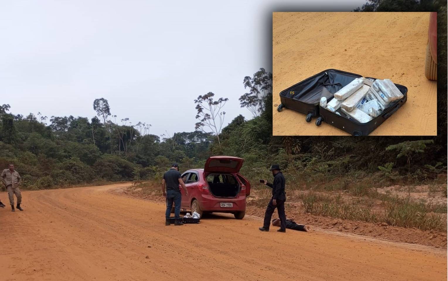 Moradores de Vilhena, motorista de aplicativo e sobrinho são presos levando drogas para o PCC até cidade de Mato Grosso