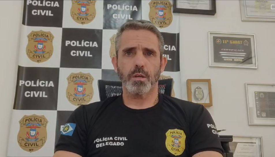 ASSISTA: em vídeo, delegado que investiga a morte de irmãos vilhenenses em MT revela que um dos assassinos já se apresentou e foi liberado