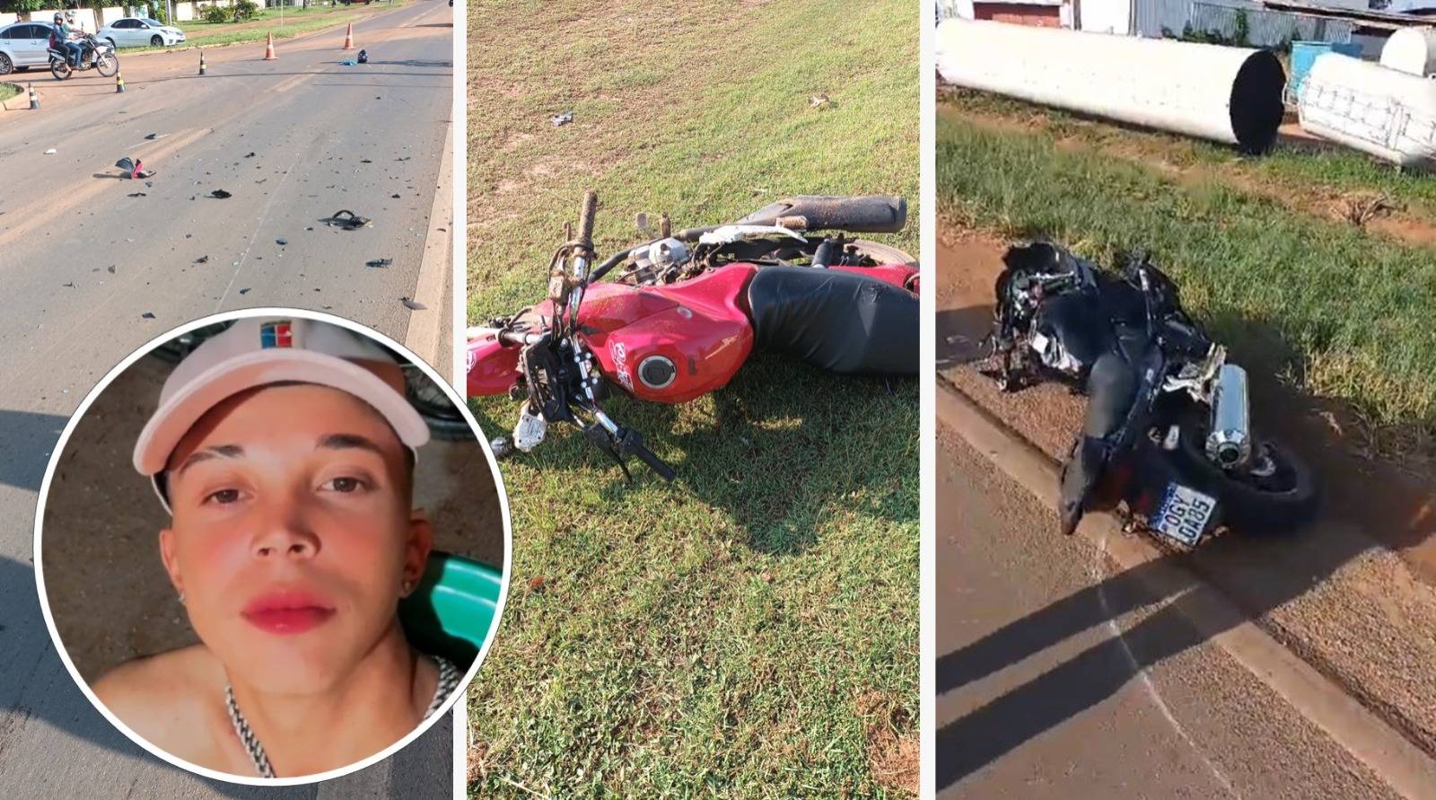 ÁUDIO: jovem resgatado após acidente envolvendo duas motos tem morte encefálica declarada, em Vilhena; pai faz desabafo emocionado