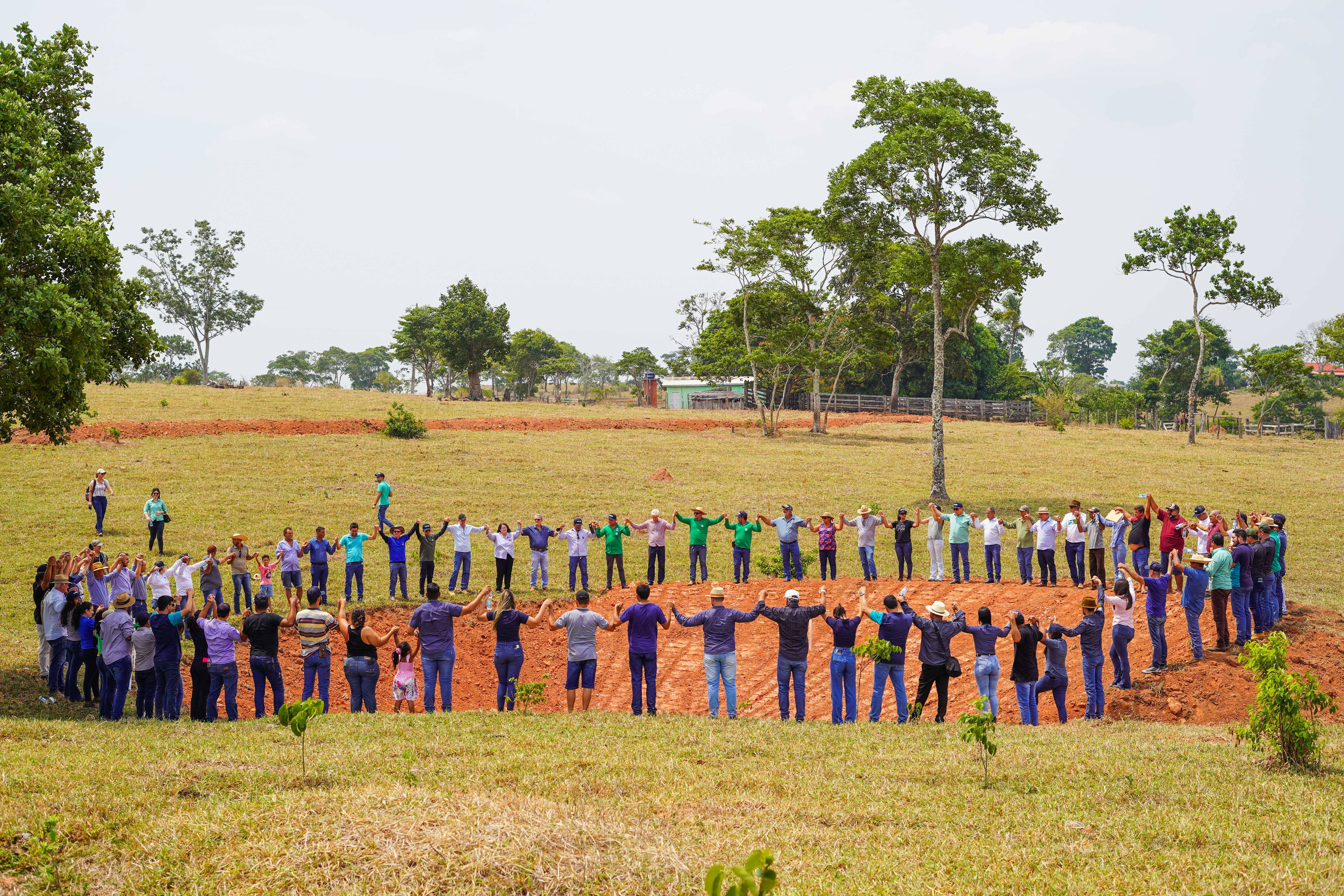 Dia de campo marca início do projeto Plantando Chuva, em parceria da Sicoob Credisul com prefeituras do Cone Sul de Rondônia
