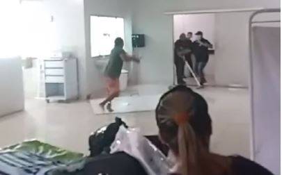 ASSISTA: vídeo mostrando homem em surto psicótico e destruindo UPA no Pará viraliza em Vilhena e mostra a força das fake news