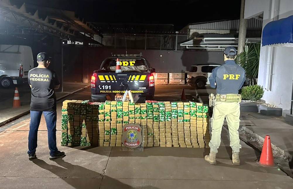 PF emite nota e dá mais detalhes sobre apreensão de droga no MS que era transportada por caminhoneiro vilhenense