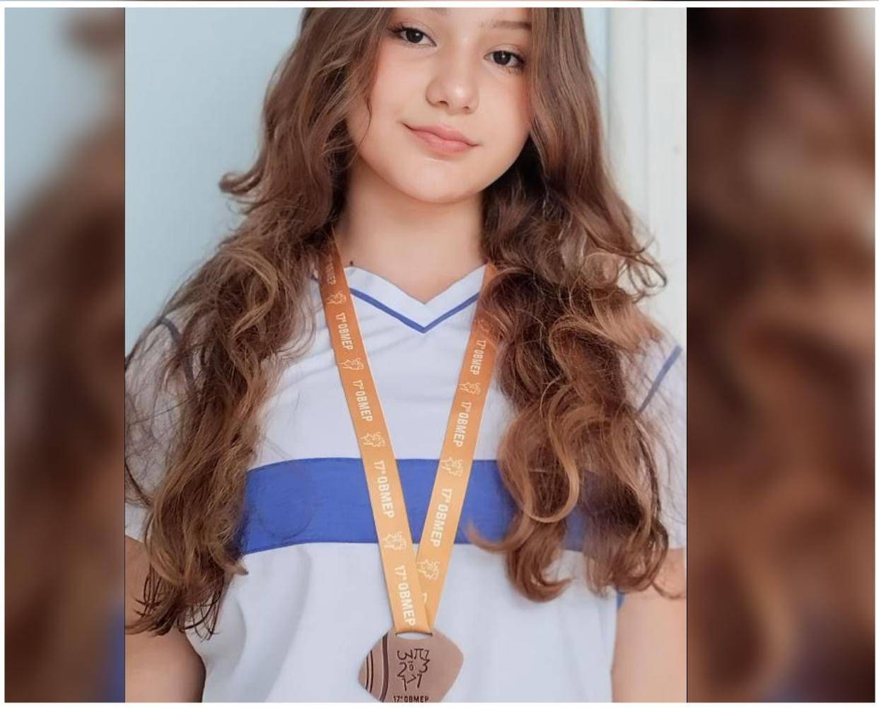 Aluna coloradense é premiada pela segunda vez consecutiva em Olimpíada Nacional de Matemática