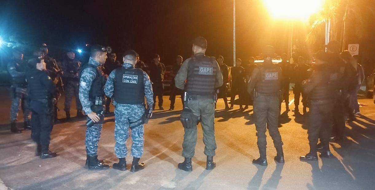 Força tarefa é montada pela PM em parceria com policiais penais para fiscalizar conduta de apenados durante festividades de final de ano em Cacoal