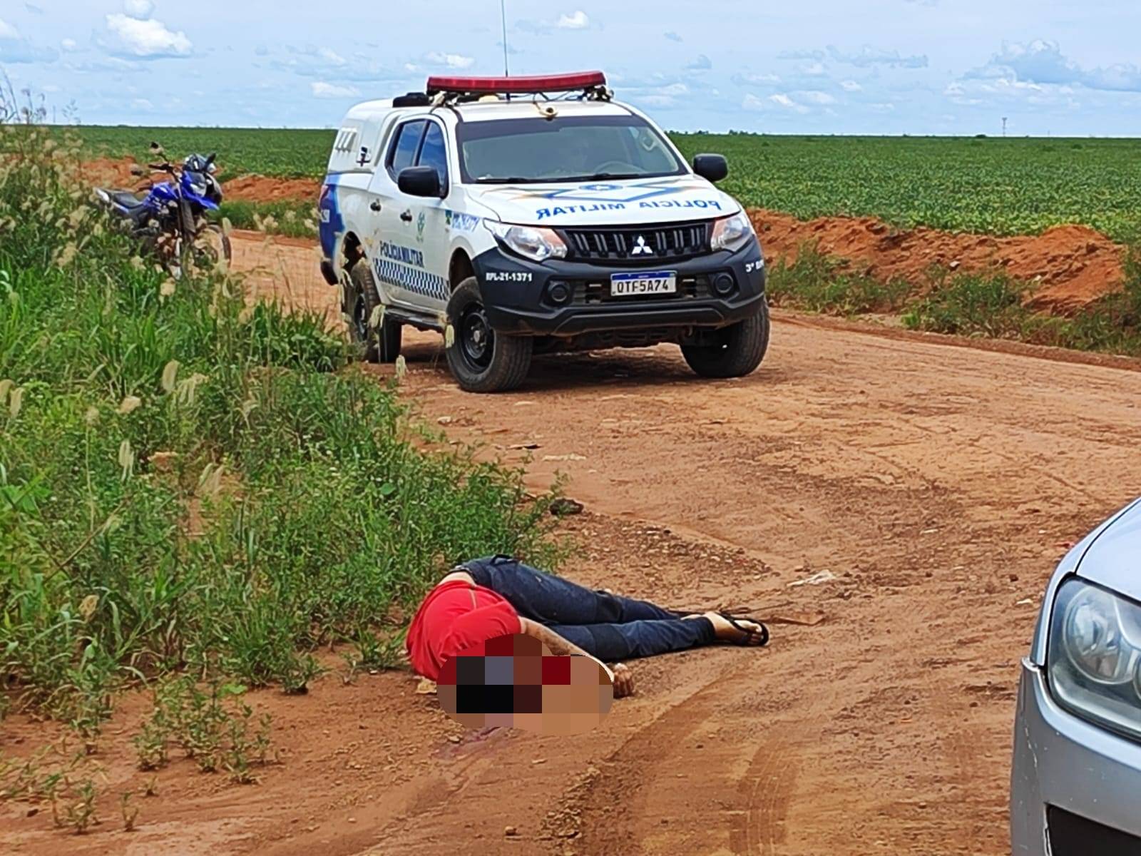 URGENTE: corpo de jovem assassinado a tiros é encontrado em estrada vicinal, em Vilhena