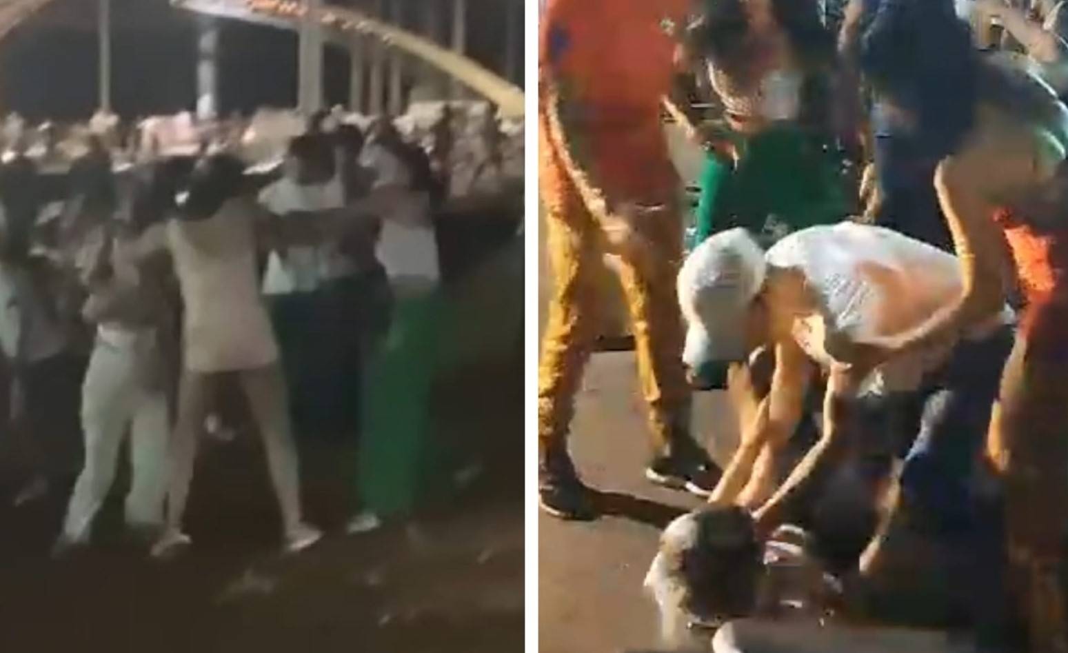 Pancadaria masculina e puxões de cabelo entre mulheres marcam Virada de Ano na cidade de Cacoal