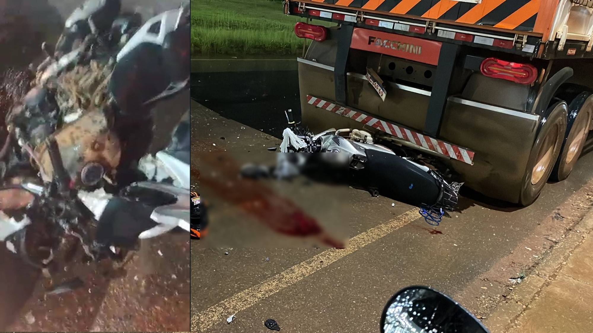Acidentes quase simultâneos são registrados em Vilhena e levam dois motociclistas ao hospital; um está em estado grave