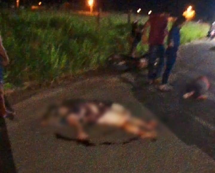 VÍDEO: acidente envolvendo carro e moto deixa casal com fraturas e em estado grave, em Vilhena