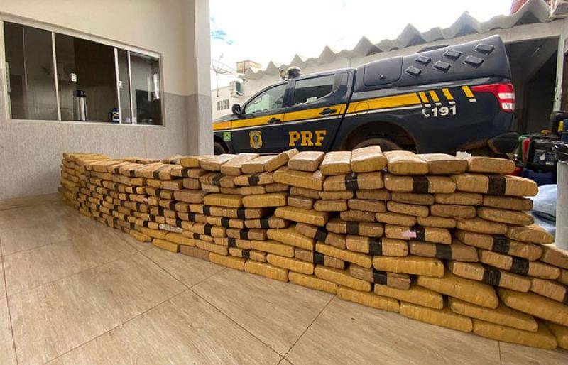 Caminhão que saiu de Vilhena levando mais de 200 kg de “supermaconha” para o interior de SP é apreendido na divisa entre MT e GO