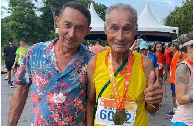 Aos 99 anos, ex-morador de Vilhena completa corrida de rua de 10 km em MT e desabafa: “minha maior satisfação”