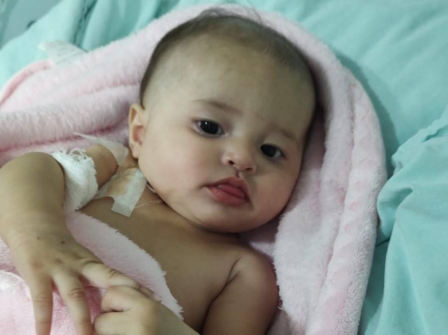 Filha de policial penal, bebê de apenas 04 meses que comoveu Vilhena lutando pela vida morre em hospital de Porto Velho