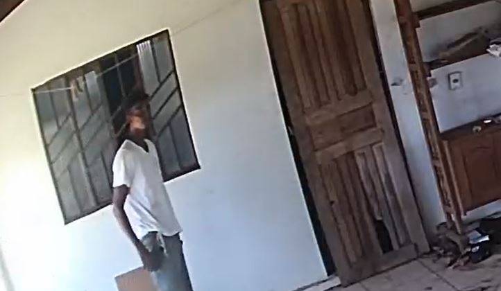 ASSISTA VÍDEO: após ladrão furtar casa três vezes, câmera de monitoramento é instalada e flagra suspeito, em Vilhena