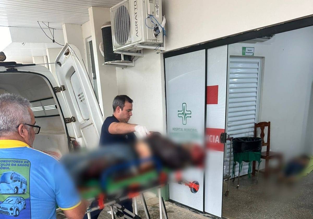 BO traz detalhes de discussão por causa de calha que deixou dois homens mortos a tiros e um em estado grave em Rondônia