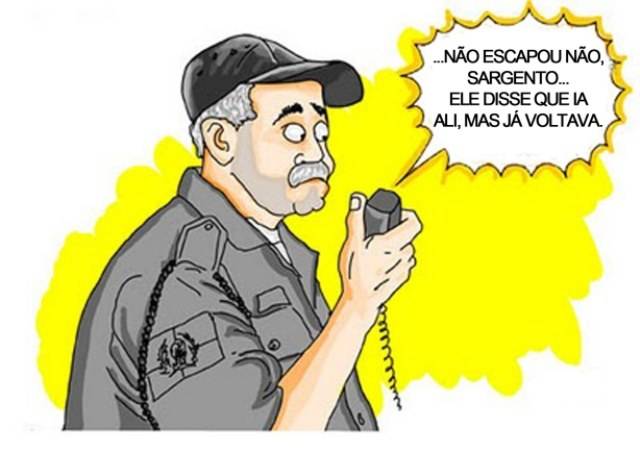 Homem leva policiais na conversa e foge de dentro de viatura em Vilhena