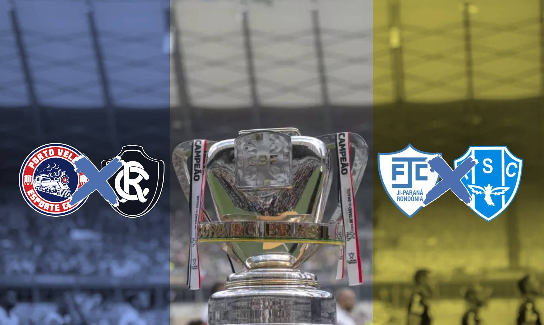 CBF define datas dos jogos da Primeira Fase da Copa do Brasil 2024; Porto Velho joga dia 20 e Ji-Paraná no dia 29