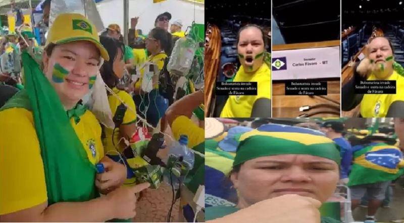 VEJA VÍDEO: ministro do STF vota para condenar a 17 anos de prisão a cuiabana que filmou a si mesma durante ataques em Brasília
