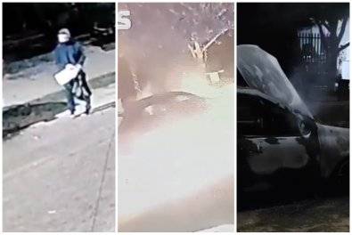 ASSISTA VÍDEO: em cidade de MT na divisa com Rondônia, mulher é filmada ateando fogo no carro de outra