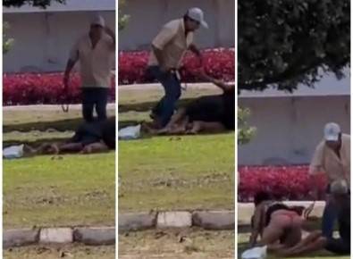 ASSISTA VÍDEO: homem desfere cintadas em casal que fazia sexo em público em cidade de MT e imagens viralizam nas redes sociais