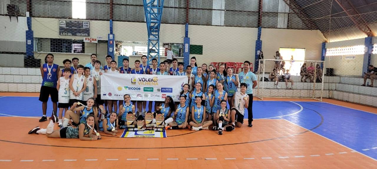 AVV é medalhista em quatro categorias na Copa Noroeste de Vôlei, em Campo Novo dos Parecis