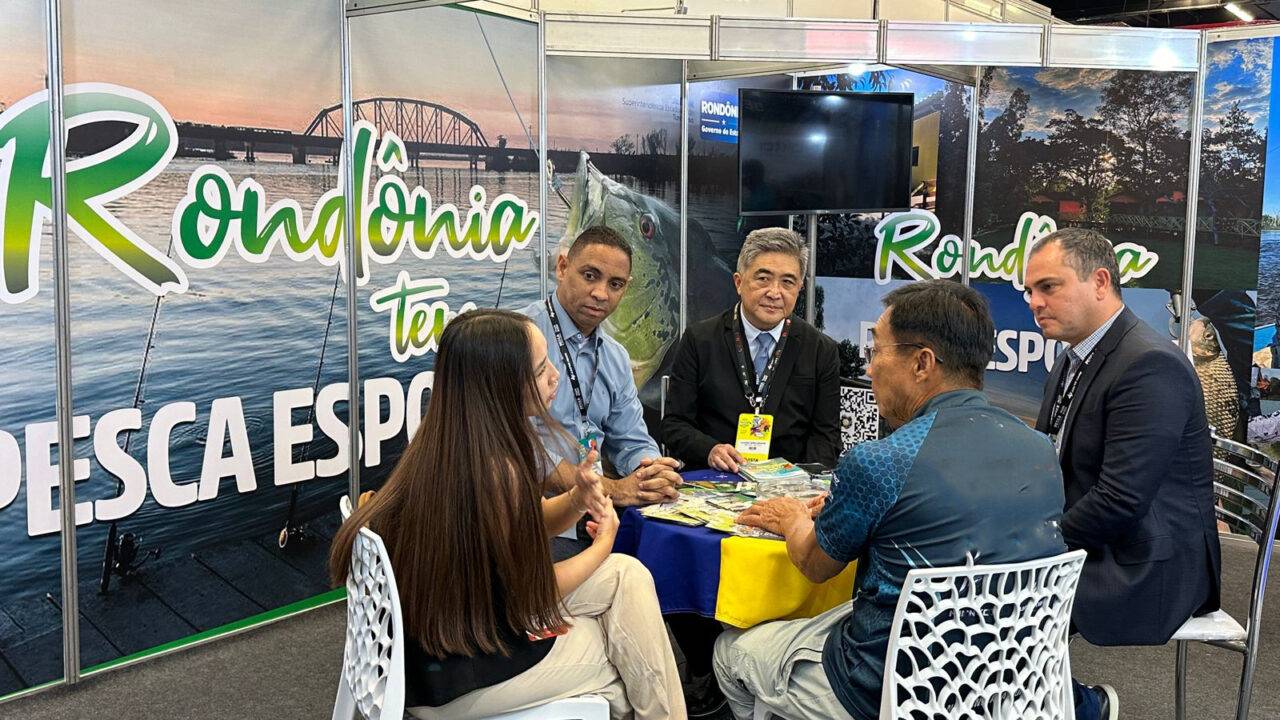 Potencialidade da pesca esportiva em Rondônia é destaque em evento nacional, em São Paulo