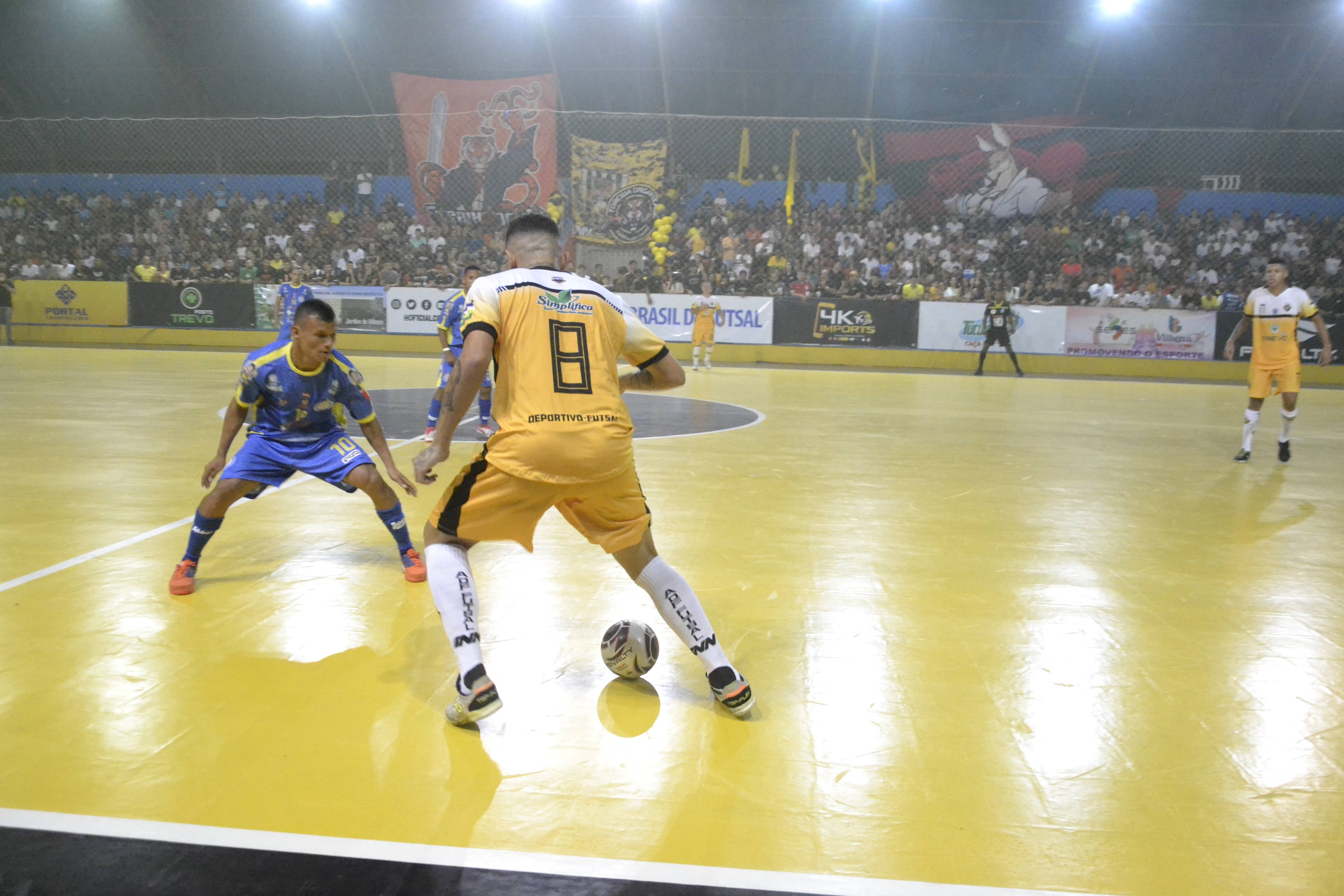 Com o Jorge Teixeira lotado, Deportivo Futsal estreia com vitória no Copa do Brasil de Futsal 2024