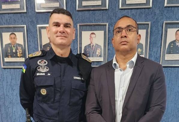 Comandante de PM em RO se reúne com promotor de justiça em Vilhena e entidades preparam força tarefa contra a criminalidade na região