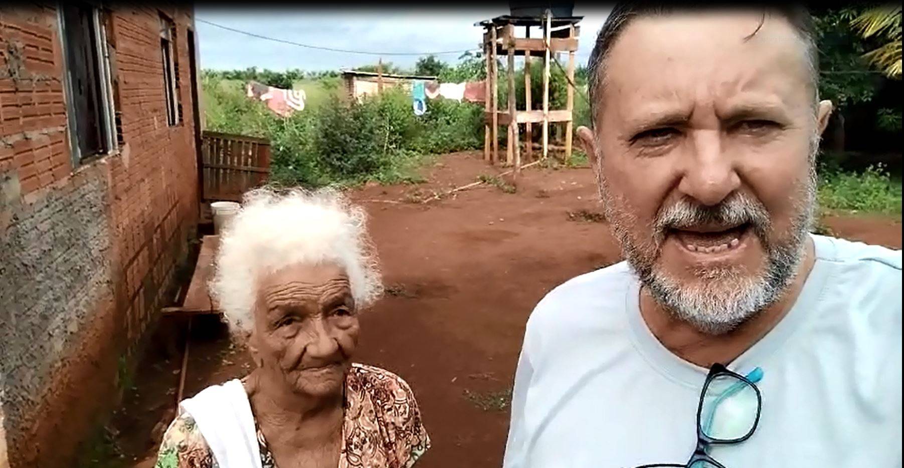 ASSISTA VÍDEO: aos 104 anos, ex-moradora de Cerejeiras que hoje vive em MT procura a filha que não vê desde a década de 1970