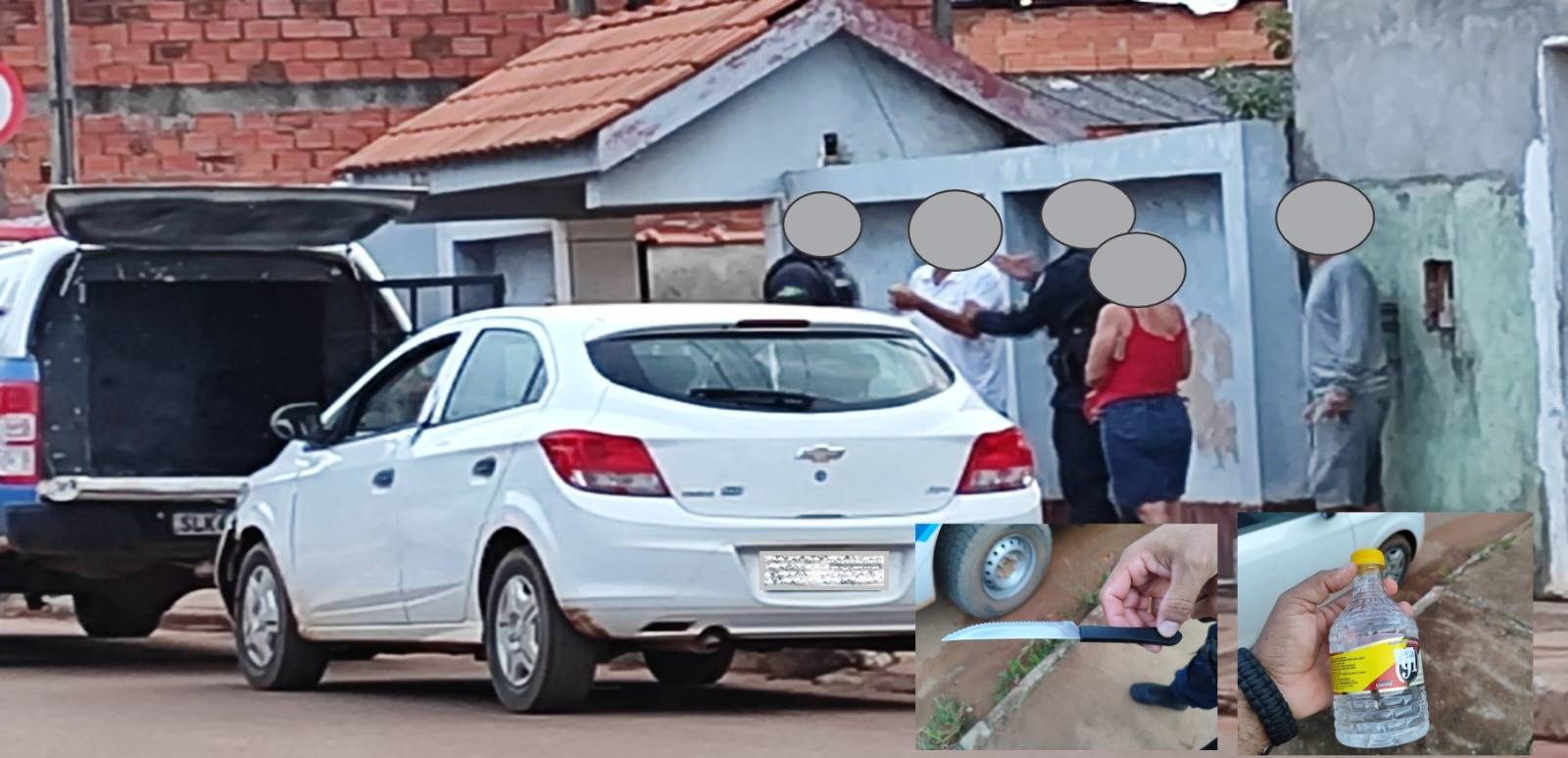 Em Vilhena, homem de 46 anos ameaça esposa após ela negar dinheiro para compra de cachaça, mas enteado impede agressão
