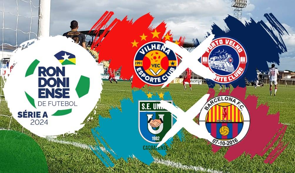 FFER define datas das semifinais do Rondoniense 2024; partidas entre VEC e Porto Velho acontecem em duas quartas-feiras